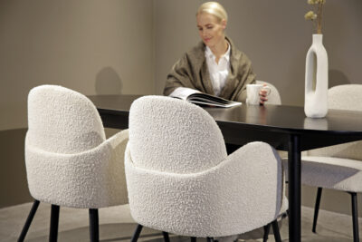 FF3558 Tilda spisestol creme boucle-1