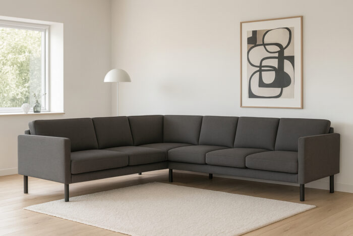 Sigrid hjørnesofa antrasitt 2+3-10