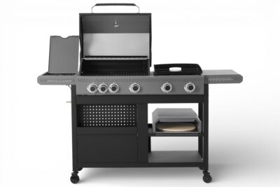 4600002 Tender Duo Gassgrill med pizzafunksjon og sidebrenner-2