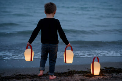 Bob lykt-medium-29cm-rød